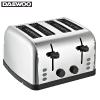 Daewoo SYM-1304: Breiter Toaster aus Edelstahl - 4 Schubladen, 4 Scheiben​