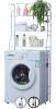 Herzberg HG-03299: 3-Stufiges Waschmaschinen- und Badregal mit Handtuchhalter