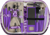Wellys 18-Teiliges Maniküre-Set Lavendel