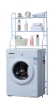 Herzberg HG-03282: 3-stufiges Waschmaschinen- Und Badregal Farbe : Weiß