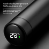 Herzberg Thermo-Vakuumflasche aus Edelstahl mit intelligenter Temperaturanzeige - 500ml