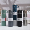 Herzberg HG-04210: Vakuumisolierte Reise-Thermoflasche aus Edelstahl – 500 ml