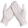 Master Gloves: Packung mit 100 gepuderten Latex-Einweghandschuhen - Größe L