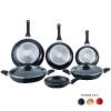 cookware set,frying pan,marble coated,pots and pans