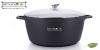 Royalty Line RL-BS36M: Die Cast Casserole with Glass Lid - 36cm