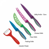 Royalty Line Juego de cuchillos multicolor de 7 piezas