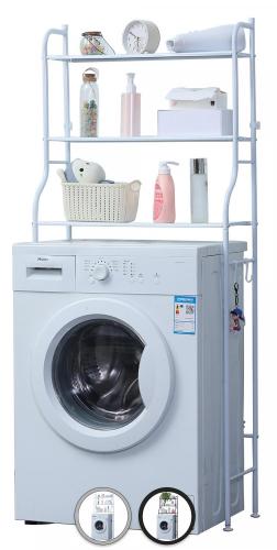 Herzberg HG-03282: Estantería de 3 niveles para lavadora y baño