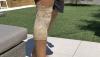 Wellys Bandage de genou en bambou avec coussin d'articulation - Hommes
