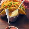 Herzberg HG-04043: Support à Tacos en Acier Inoxydable Avec 2 Tasses