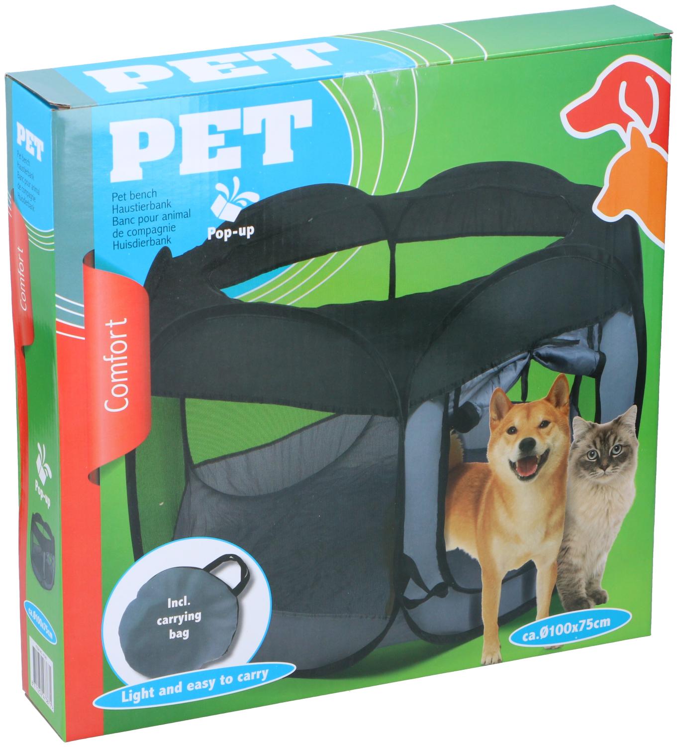 Corral y tienda de campaña plegable para mascotas Pet Comfort