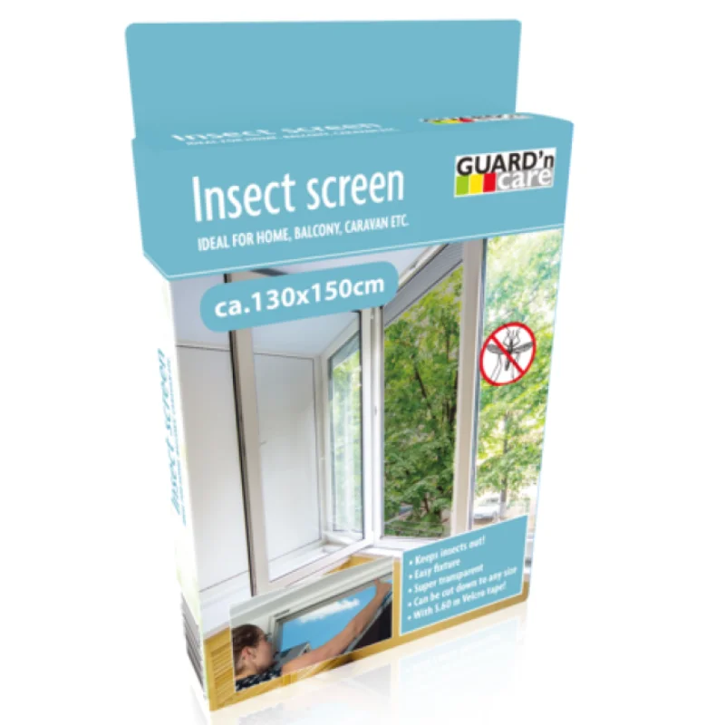Guard'n Care ED-57868: Moustiquaire de Fenêtre et Écran de Protection Anti-insectes - 130x150cm
