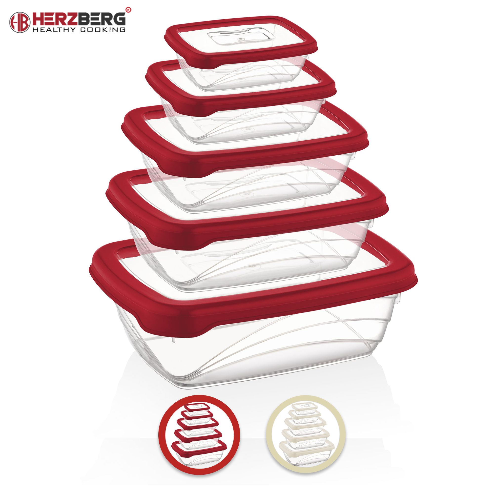 Herzberg 5-Teiliges Bio-Spar-Box-Set