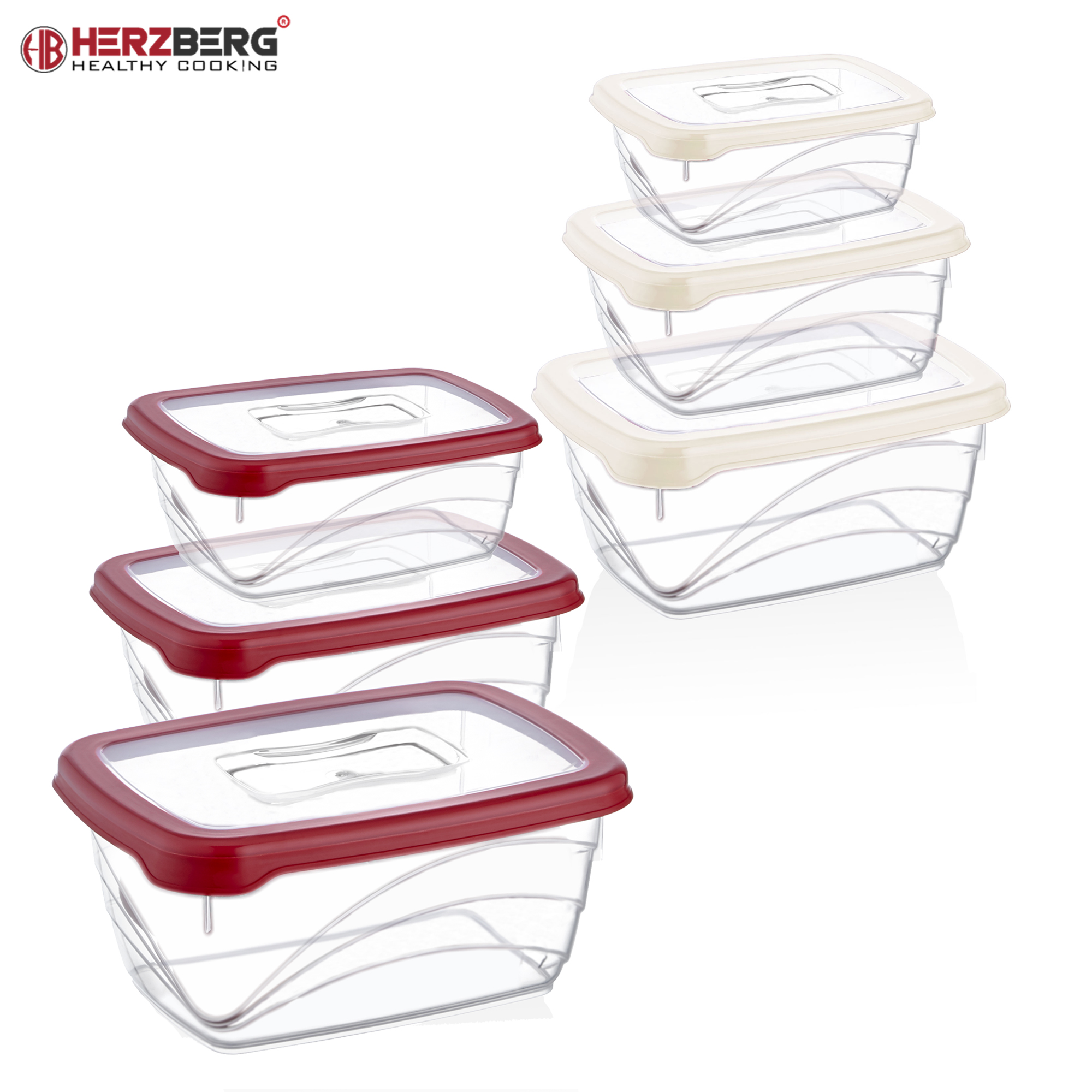 Herzberg 3-Teiliges extra tiefes Bio-Spar-Box-Set
