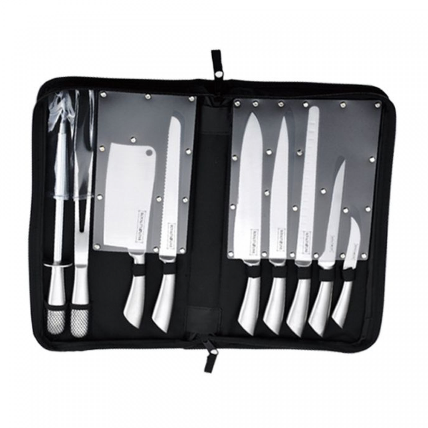 Dropship 12-piece Forged Kitchen Knife Set In White With Wood Storage  Block; to Sell Online at a Lower Price