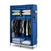 Herzberg HG-8012: Storage Wardrobe Color : Blue