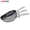 Herzberg 3 Pieces Forged Aluminum Frypan Set 20/24/28 Color : Silver