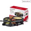 electric grill, raclette, electric raclette, nonstick grilling plate, cooking stone, electric party grill, smokeless grill