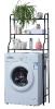 Herzberg HG-03282: 3-Tier Washing Machine and Bathroom Storage Shelf Color : Black