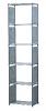 Herzberg  5-Layer Multi-purpose Bookshelf and Storage Rack - 42x153cm Color : Gray