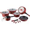 Cookware set, pots and pans, kitchenware, marble coated, frying pan, cooking pot, pan, pot,casserole