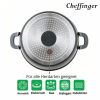 Cheffinger CF-DCS01: 6 Pieces Mable Coated Soup Pot Casserole Set - 20cm,24cm,28cm