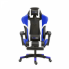 Herzberg HG-8083: Tri-color Gaming and Office Chair with Linear Accent Color : Blue