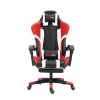Herzberg HG-8083: Tri-color Gaming and Office Chair with Linear Accent Color : Red