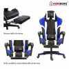 Herzberg HG-8083: Tri-color Gaming and Office Chair with Linear Accent