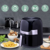 Just Perfecto JL-22: 1400W Airfryer LED Touch Screen Hot Air Fryer With Grill Plate - 3.5L
