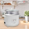 rice cooker, steam cooker, kitchen appliance, kitchen rice cooker, rice cooker with steamer