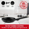 Herzog HR-3620: 20cm Marble Coated Frying Pan with Detachable Handle