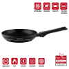 Herzog HR-3628: 28cm Marble Coated Frying Pan with Detachable Handle