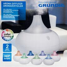 Grundig Difusor de aromas USB con luz LED de 8 colores para aromaterapia
