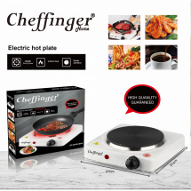 Cheffinger CF-EHS1000: 1000W Elektrische Kochplatte - Einzel