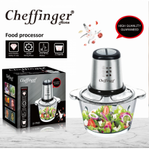 Cheffinger CF-FP500: 2L Food Processor - 500W