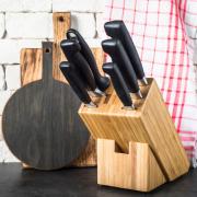 Top-rated kitchen knife set, featuring the most reviewed and highest quality knives for the ultimate cooking experience.