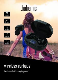 Ecouteurs sans fil TWS T11 Bluetooth 5.0 - avec microphone, contrôle  tactile et boîtier de chargement avec affichage LED