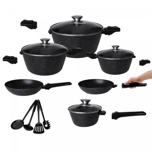 cooking pot, cooking pot set, stainless cooking pot, cooking pot with laddle, cooking pot with handle