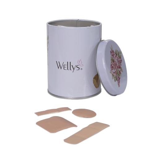 Wellys 100 Pieces Wound Plaster in Metal Box