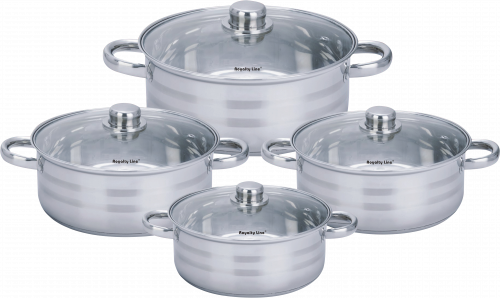 Royalty Line RL-SP7; Cookware Set with lids 8pcs