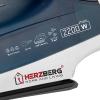 Herzberg HG-8037: Ferro Da Stiro A Vapore 2200W - Blu Scuro
