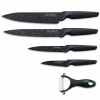 set di coltelli, coltello rivestito in marmo, coltelli da cucina, set di coltelli da cucina
