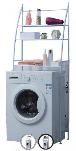 Herzberg HG-03305: Organizzatore di scaffali a 3 livelli per lavatrice e bagno