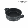 Cheffinger CF-COUS6: 6L Marmer Gecoat Stoomkoker Couscous Pot