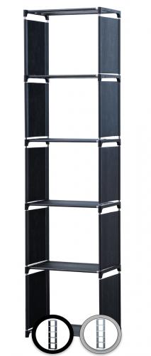 Herzberg 5-Lagig multifunctioneel boekenrek en opbergrek - 42x153cm
