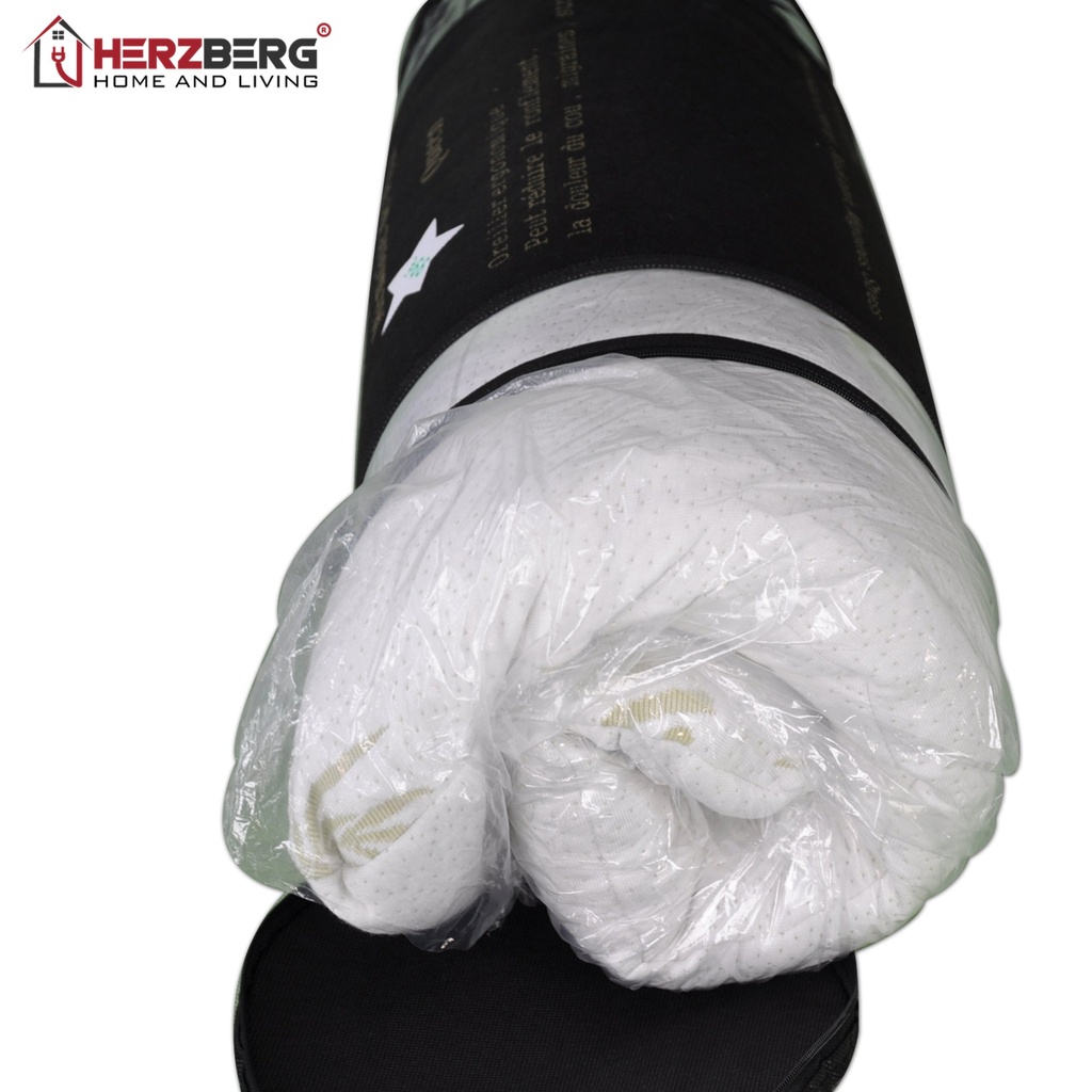 Royalty Comfort HG-5076BM; Bamboo Pillow, "Queen", Memory Foam Pillow, Ergonomic