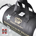 Royalty Comfort HG-5076BM; Bamboo Pillow, "Queen", Memory Foam Pillow, Ergonomic