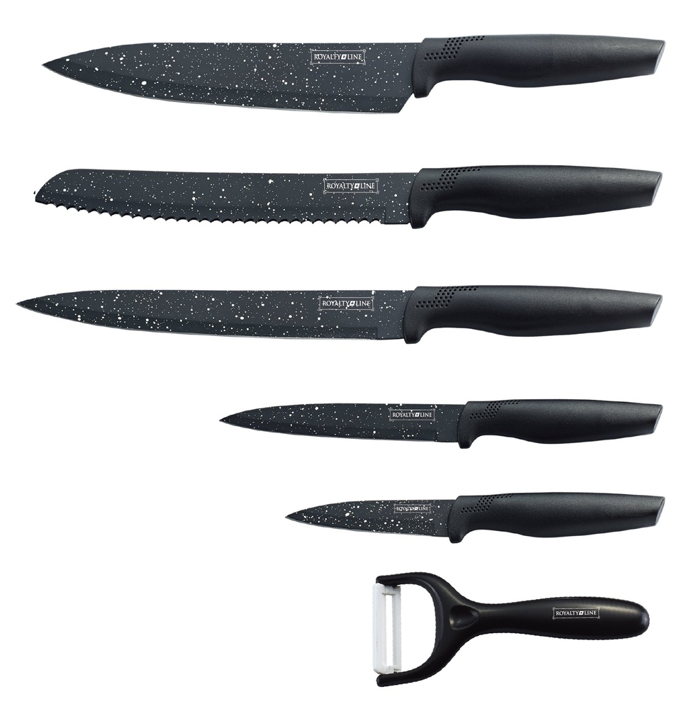 Royalty Line RL-MB5: Non-Stick coating Knife Set 5PCS