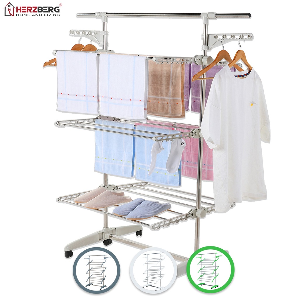 Herzberg HG-5015; Moving Clothes Rack