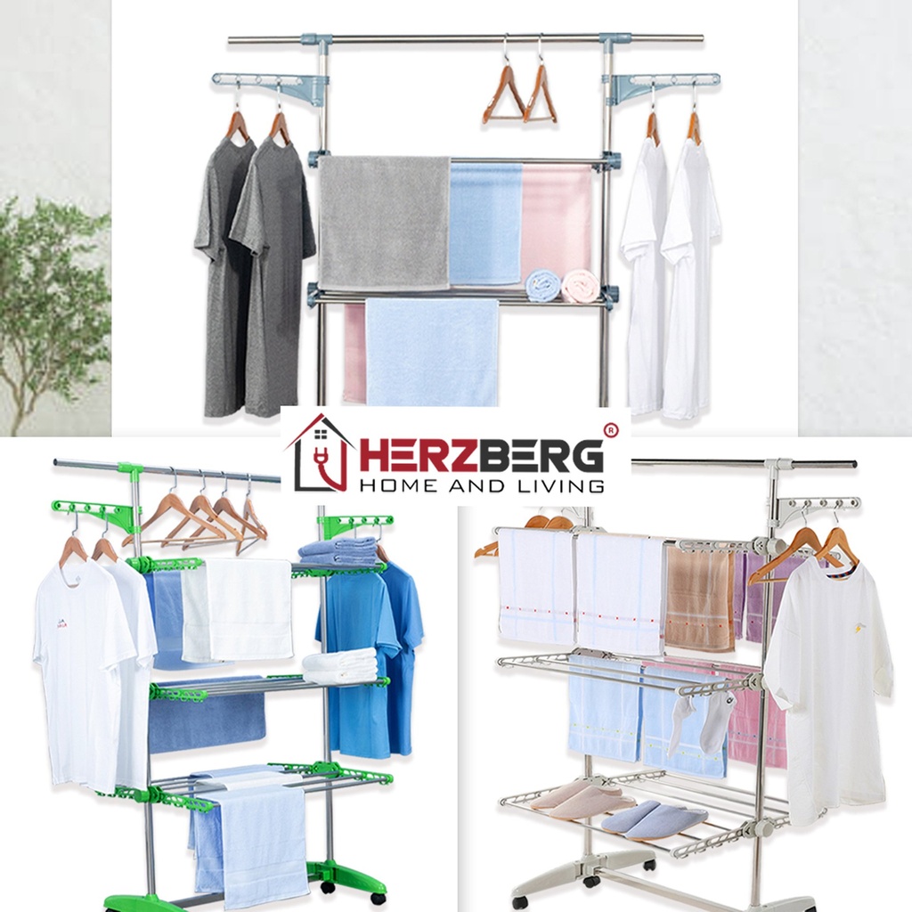 Herzberg HG-5015; Moving Clothes Rack